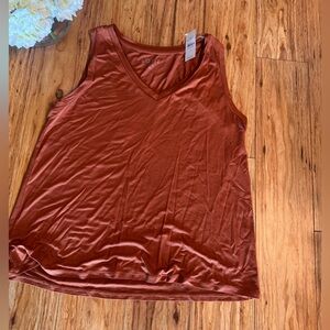 NWT Loft Rust Sleeveless Top
